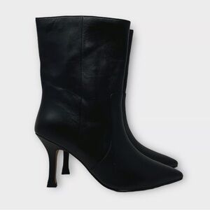 157.158.159.160.58.251.252.257. NEW Black Heeled Boots, Stiletto Heel